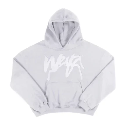 Weyz Bouffi Gris Clair Hoodie (3)