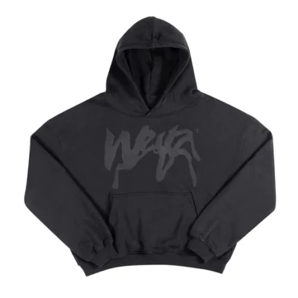 Weyz Bouffi Noir Hoodie (3)