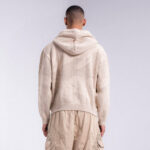 Weyz Crochet Zip Beige Hoodie (1)