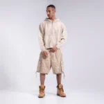 Weyz Crochet Zip Beige Hoodie (3)