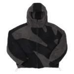 Weyz Fluffy Sherpa Veste Noir (5)