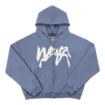 Weyz Propaganda Zip Bleu Fondu Hoodie (4)