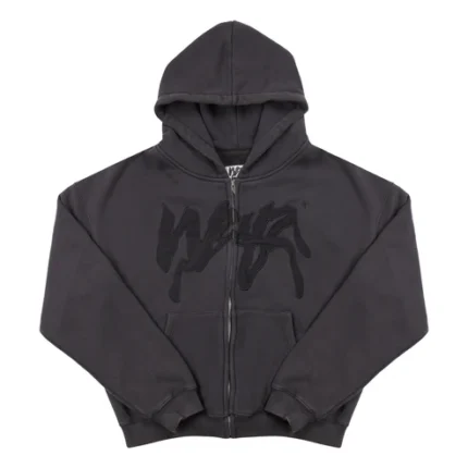 Weyz Propaganda Zip Gris Foncé Hoodie (4)