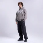 Weyz Propaganda Zip Gris Hoodie (2)